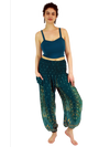 Harem Pant, Feather Print