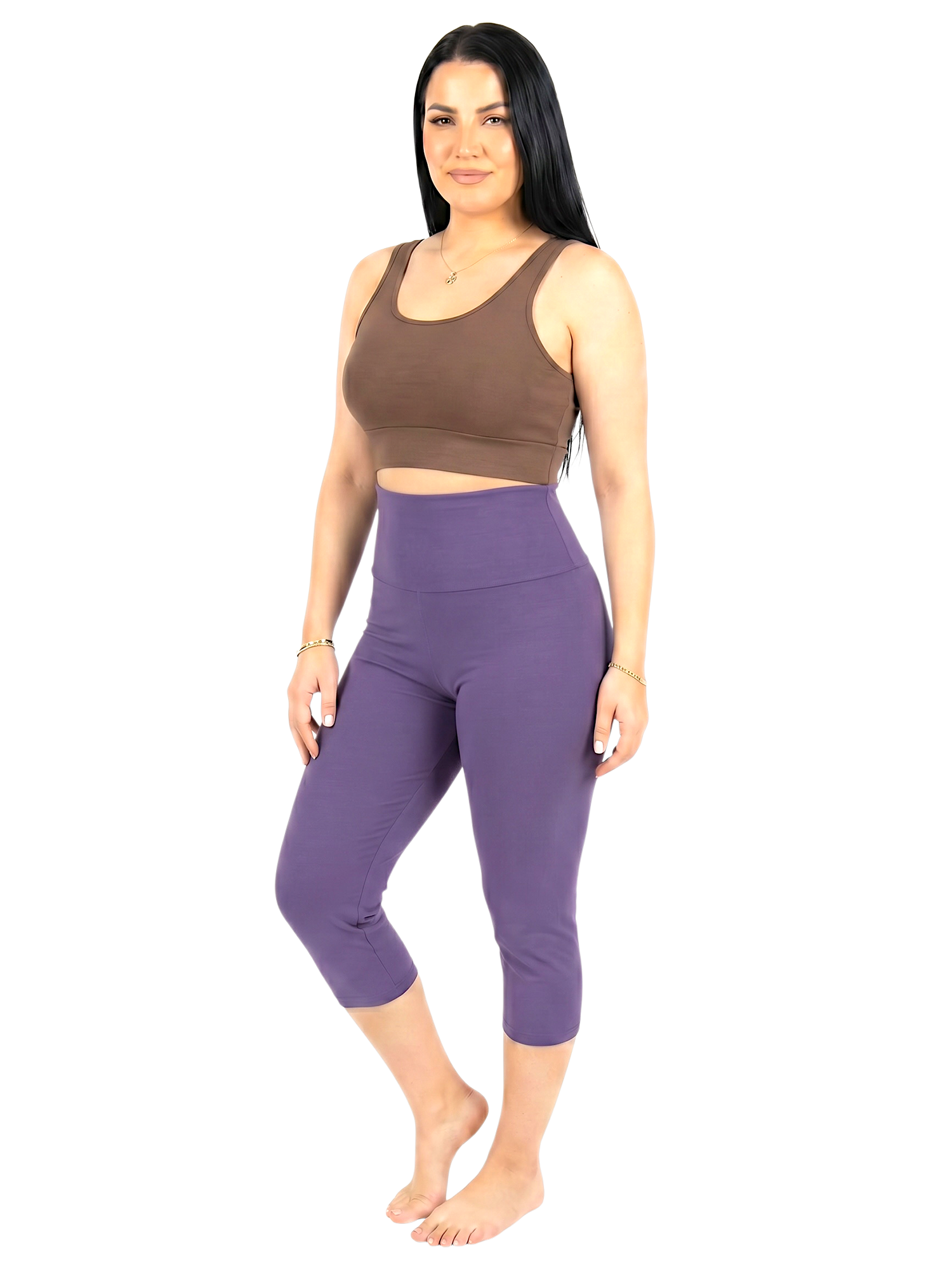 High Waisted Legging, Capri