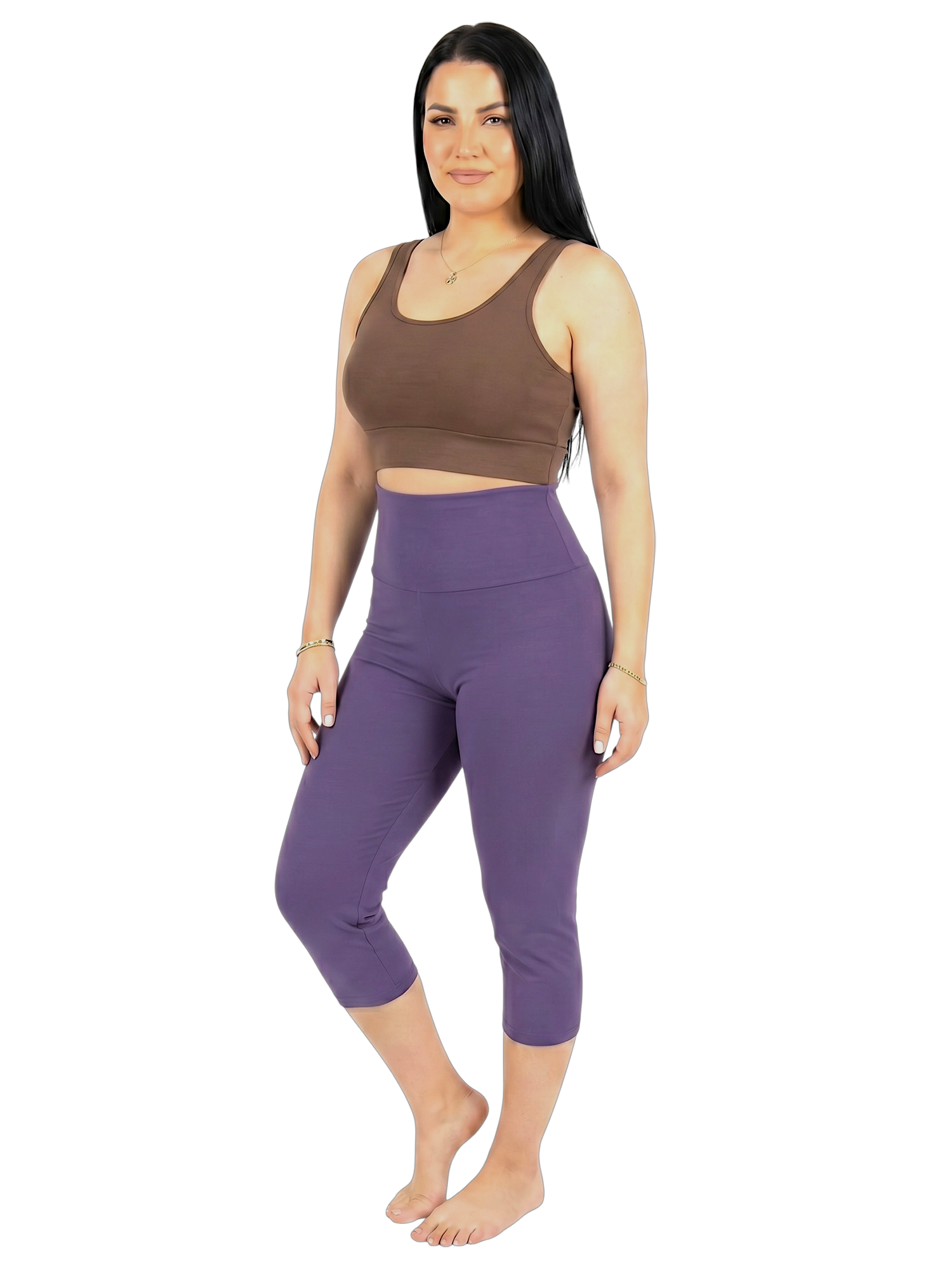 High Waisted Legging, Capri