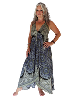 Kerchief Dress, Circles Print