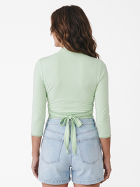 Soy/Organic Cotton Wrap Top
